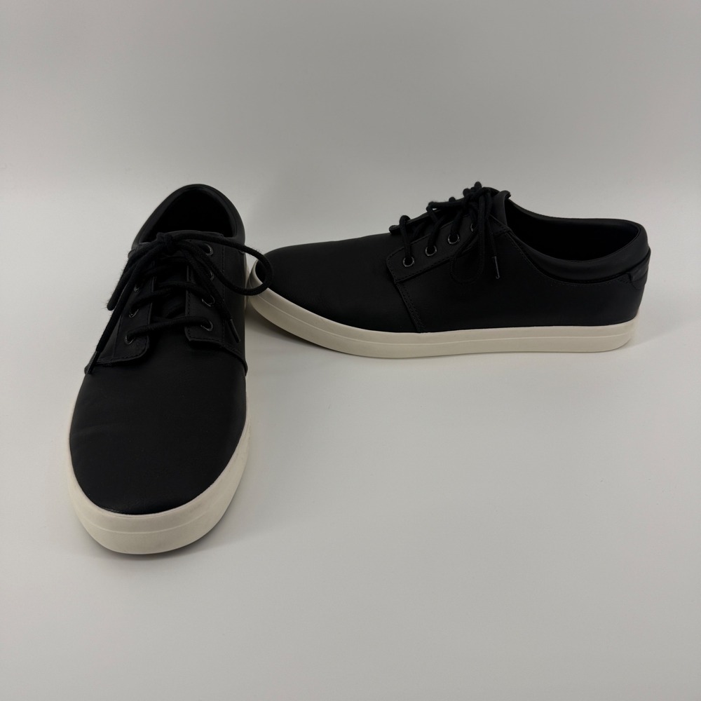 Goodfellow & Co Mens Jeffrey Sneakers Black Low Top Lace Up Shoes Size 11